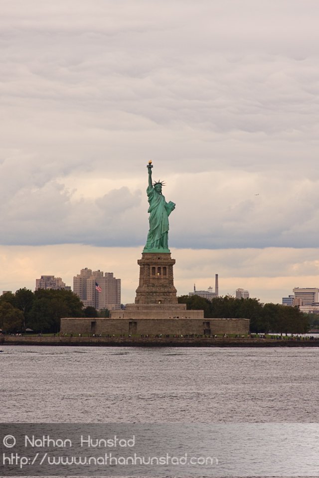 The Statue of Liberty from the Staten Island Ferry